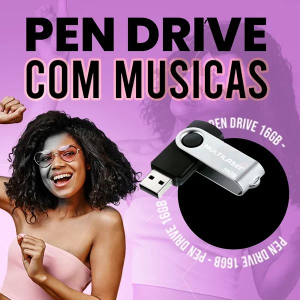 Pen Drive Atualizado 2025 | Escolha seus Estilo Musicais Favoritos