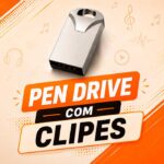 Pen Drive com Clipes Musicais - 1.000 Clipes